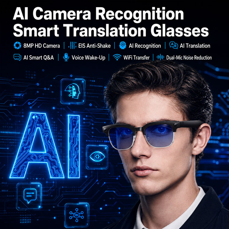 Audio Music Recognition - Kacamata Penerjemah Cerdas AI W630 dengan