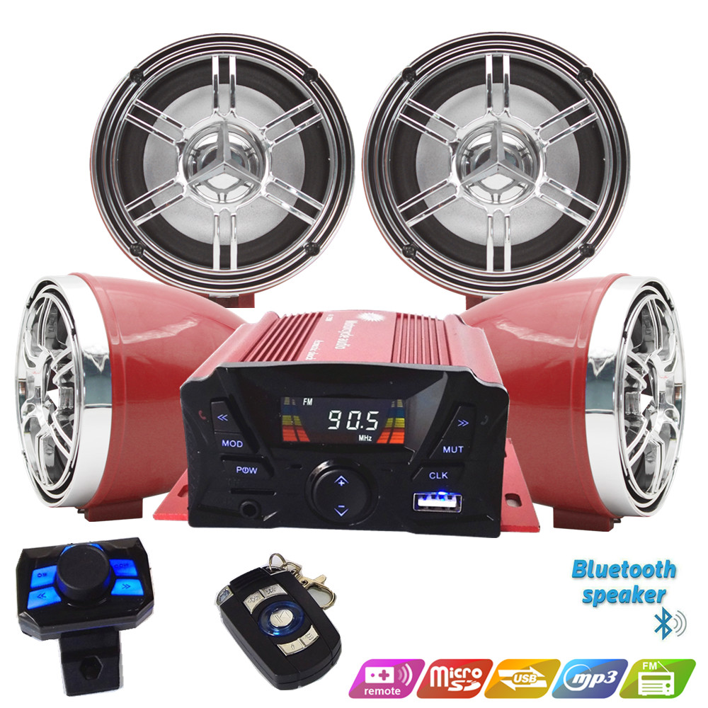 Audio Music Free Mp3 - 12V 4 Saluran UTV ATV Golf