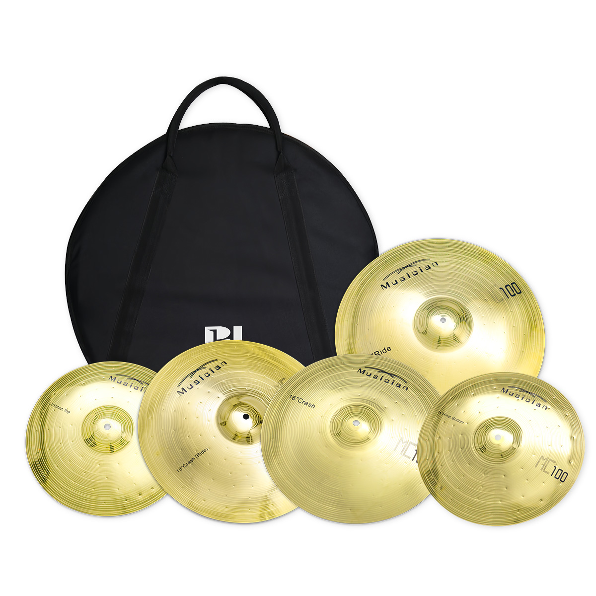 Cymbal Hi Hat - Paket Simbal PD Mc100 Bronze 14