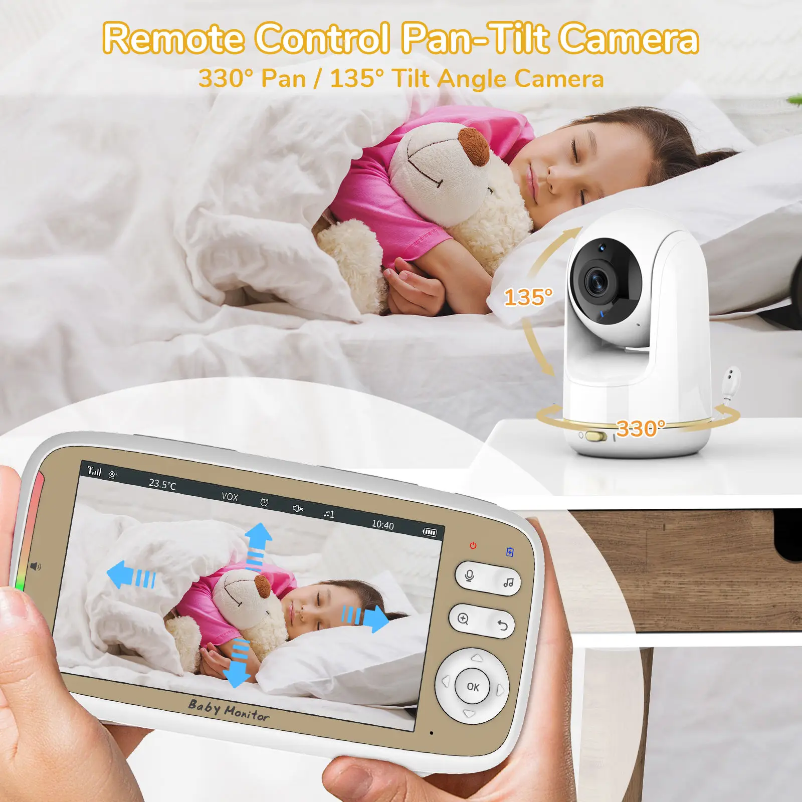 VB803 PRO Monitor Bayi dengan  - Audio Music Videos ulasan dan harga