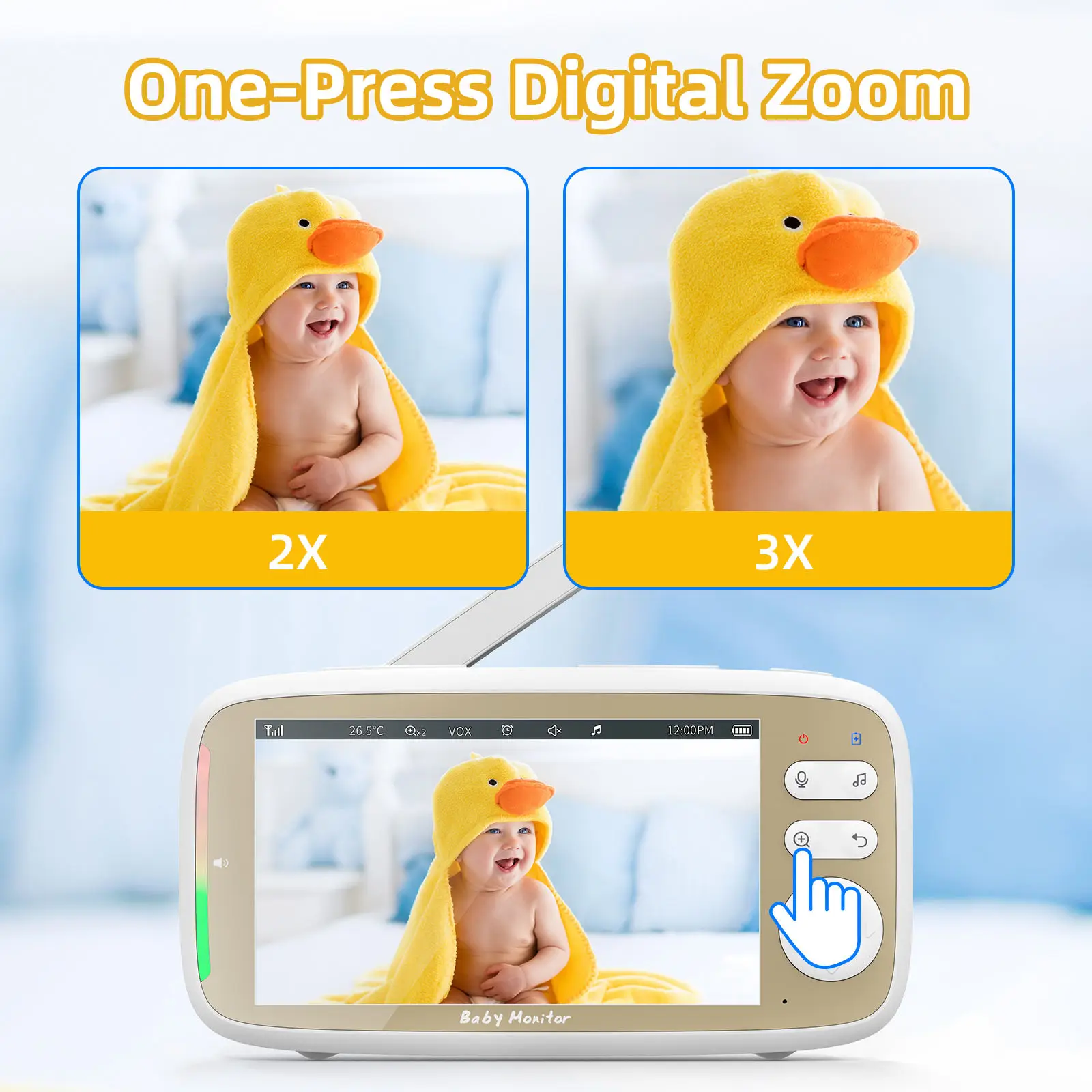 VB803 PRO Monitor Bayi dengan  - Audio Music Videos ulasan dan harga