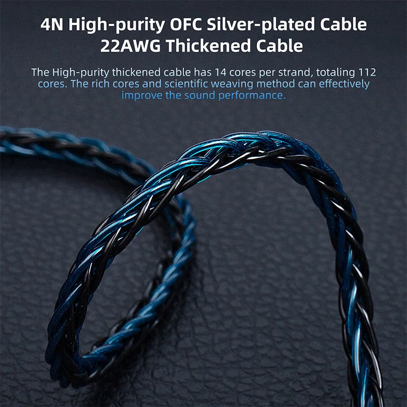 KBEAR ST12 Kabel Upgrade Berla - Audio Music Hifi ulasan dan harga