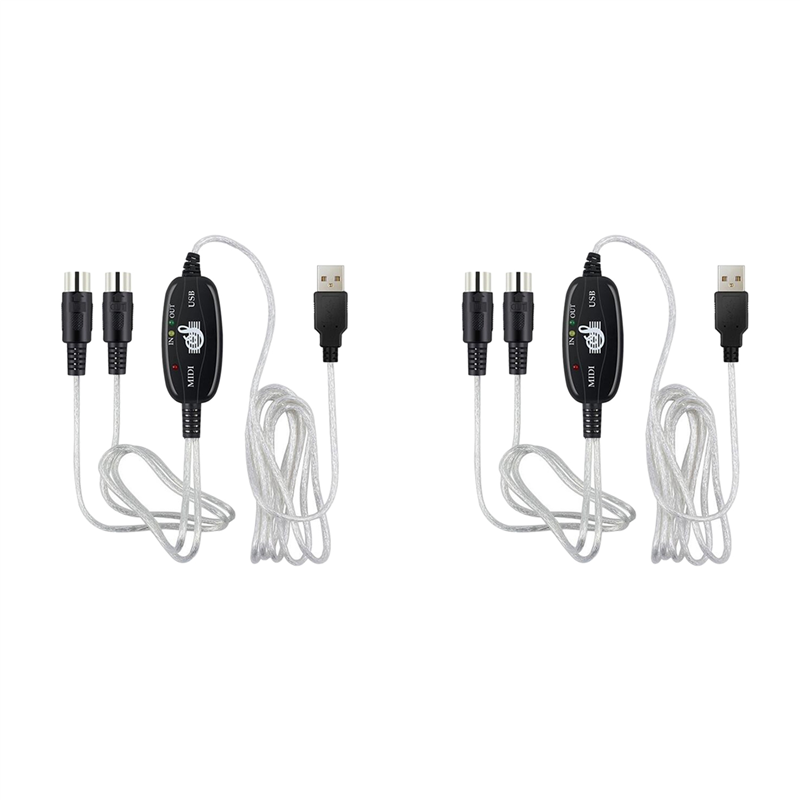 B50B-2X USB Ke MIDI 5Pin Konve - Audio Music Editing ulasan dan harga