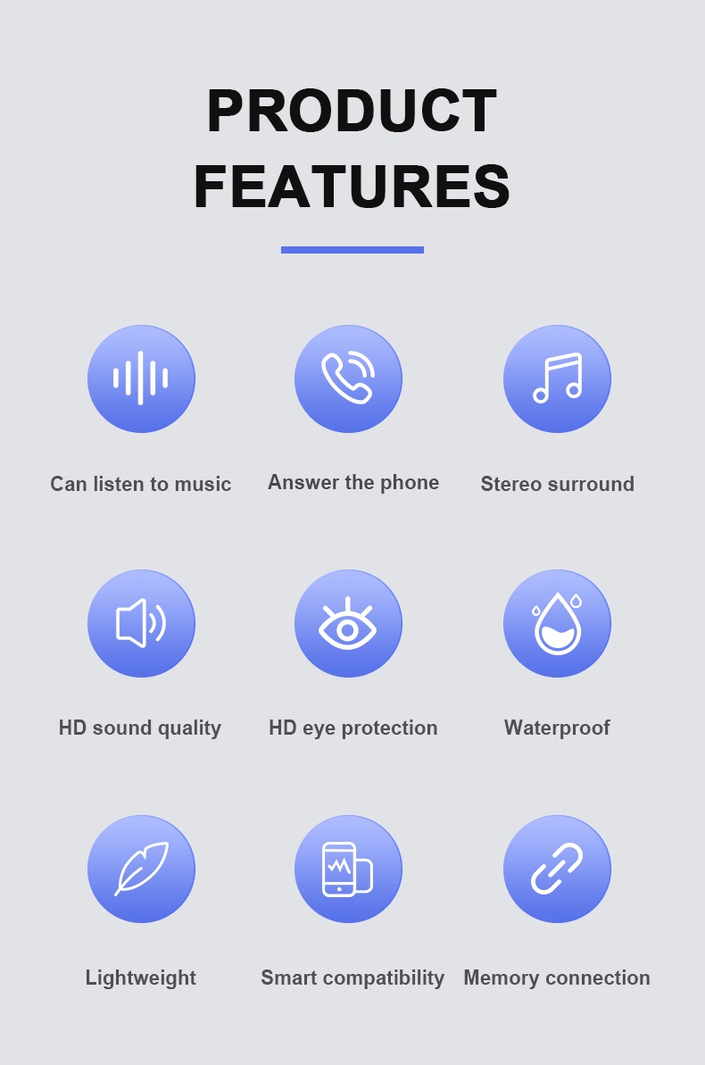 Kacamata Audio Pintar Baru 202 - Audio Music Ai ulasan dan harga