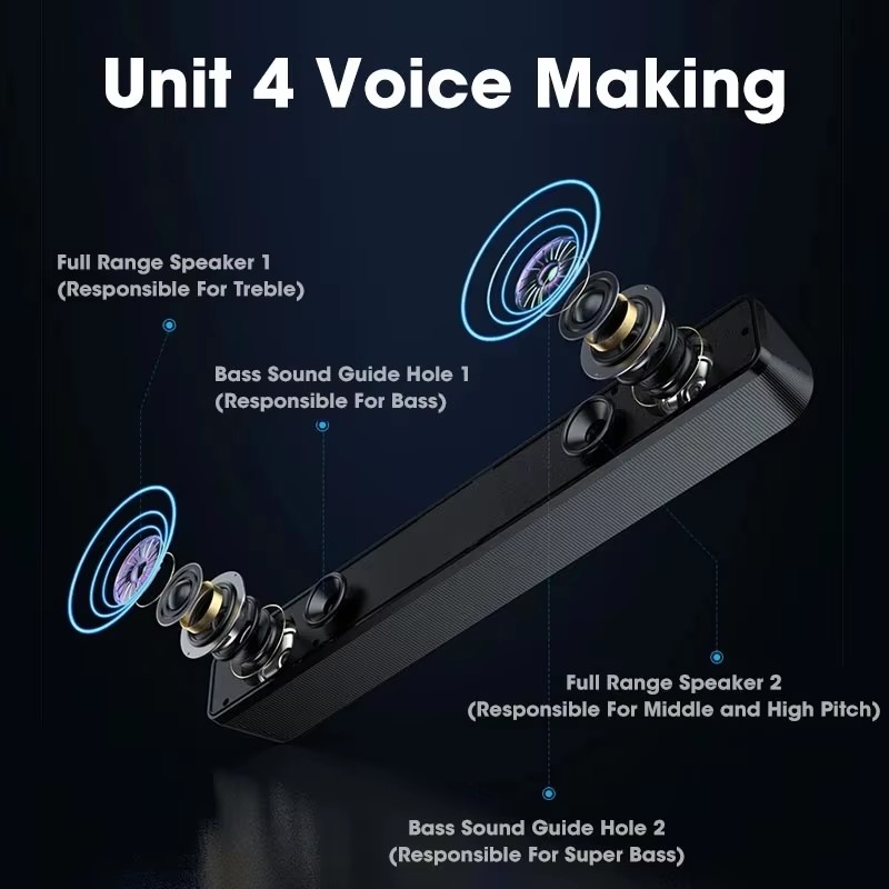 Soundbar Musik Komputer Caixa  - Audio Music Free Mp3 ulasan dan harga