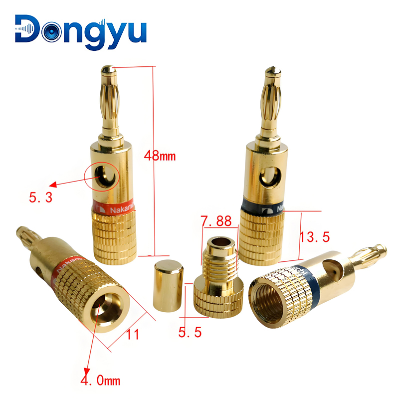 Konektor Pisang Nakamichi 4MM, - Audio Music Videos ulasan dan harga