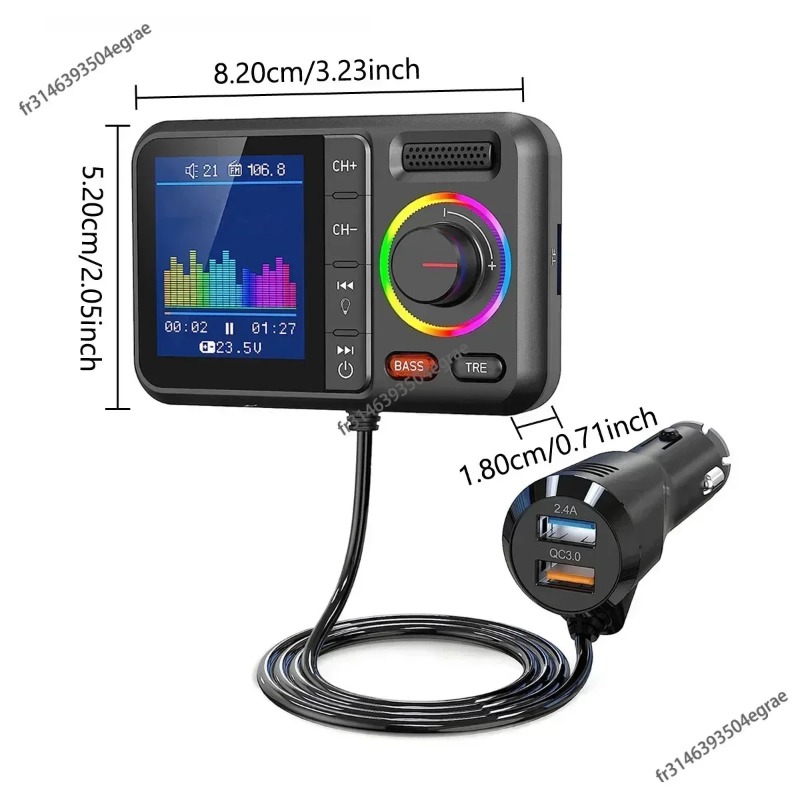 Transmitter FM Mobil Dual USB  - Audio Music Car ulasan dan harga