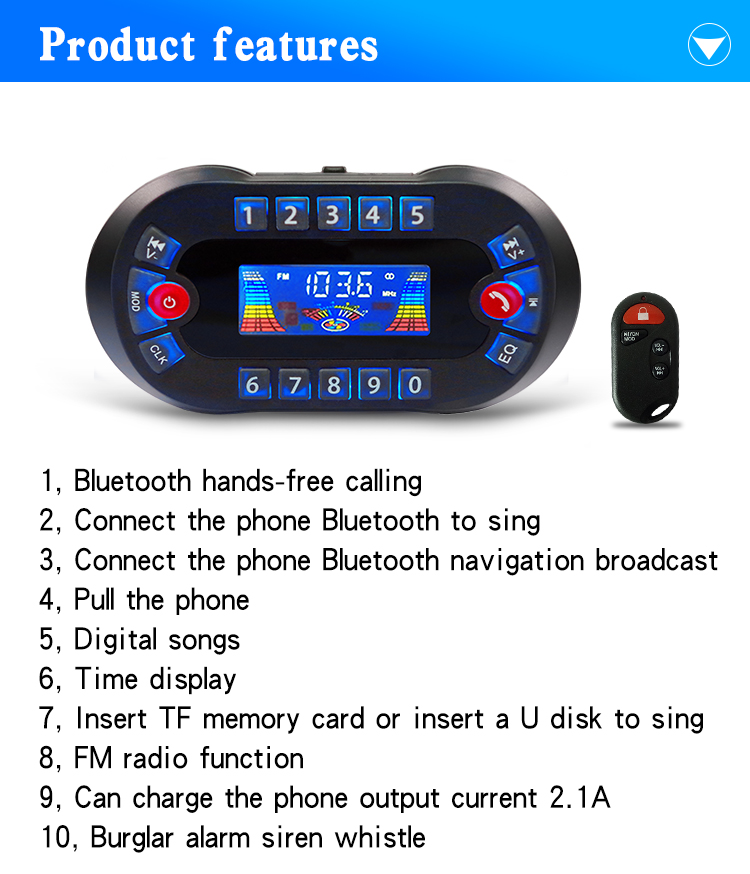 MT730 Speaker Bluetooth sepeda - Audio Music App ulasan dan harga