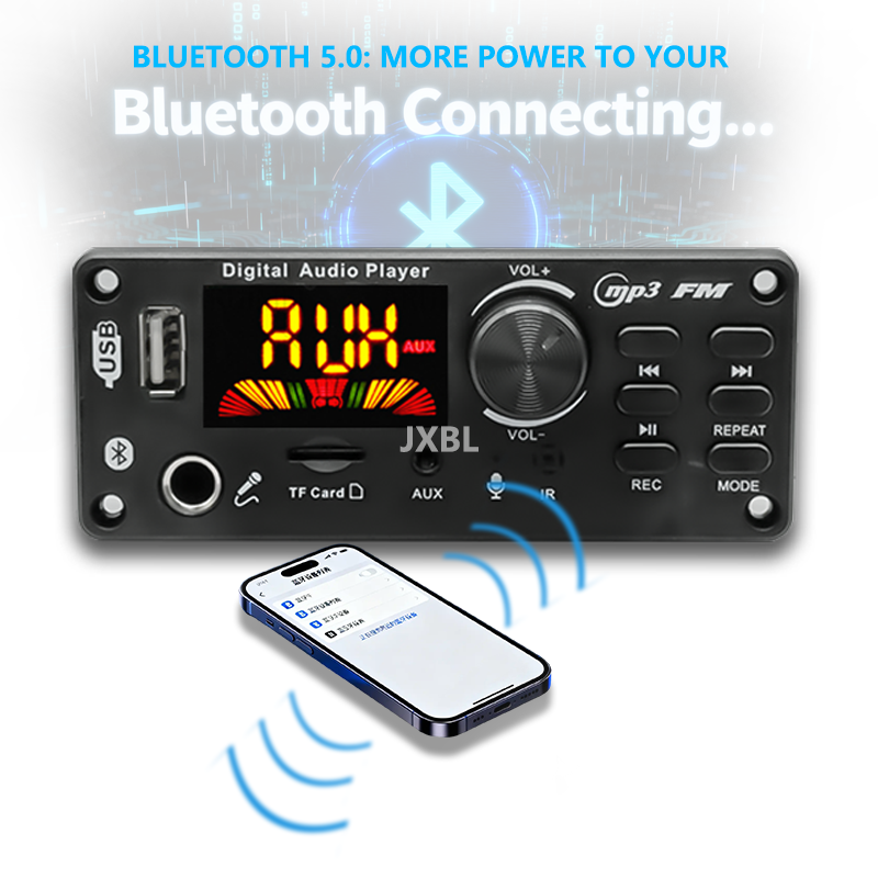 Papan Dekoder MP3 Bluetooth 5. - Audio Music Car ulasan dan harga