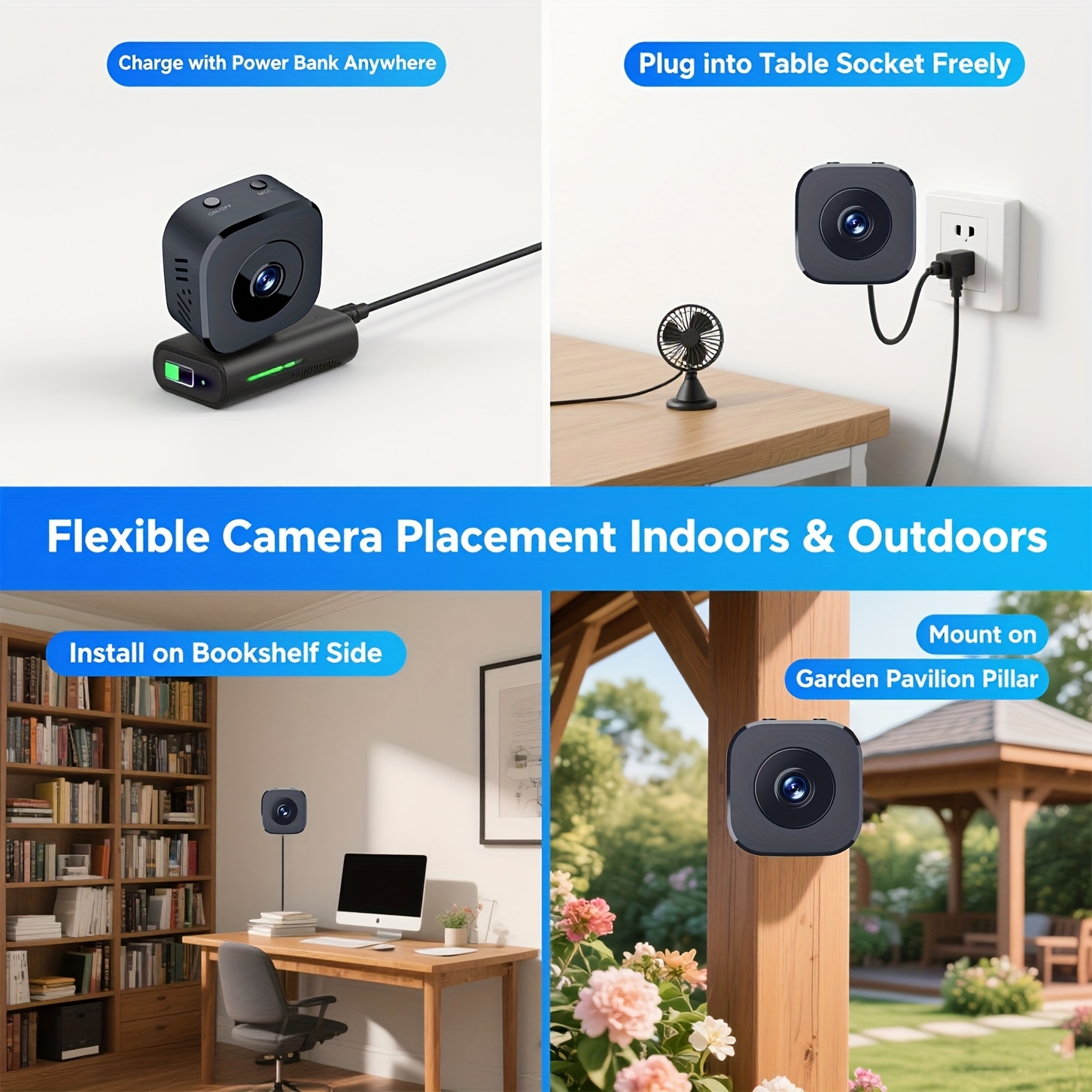Kamera WiFi Mini HD 1080P Peng - Audio Music Recording ulasan dan harga