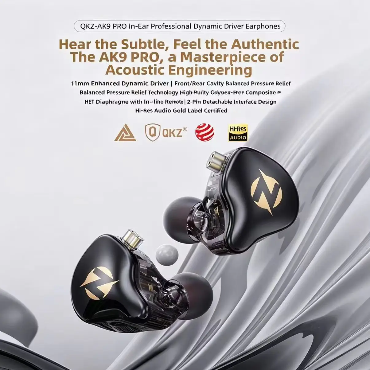 QKZ AK9 PRO Earphone In-Ear de - Audio Music Editing ulasan dan harga
