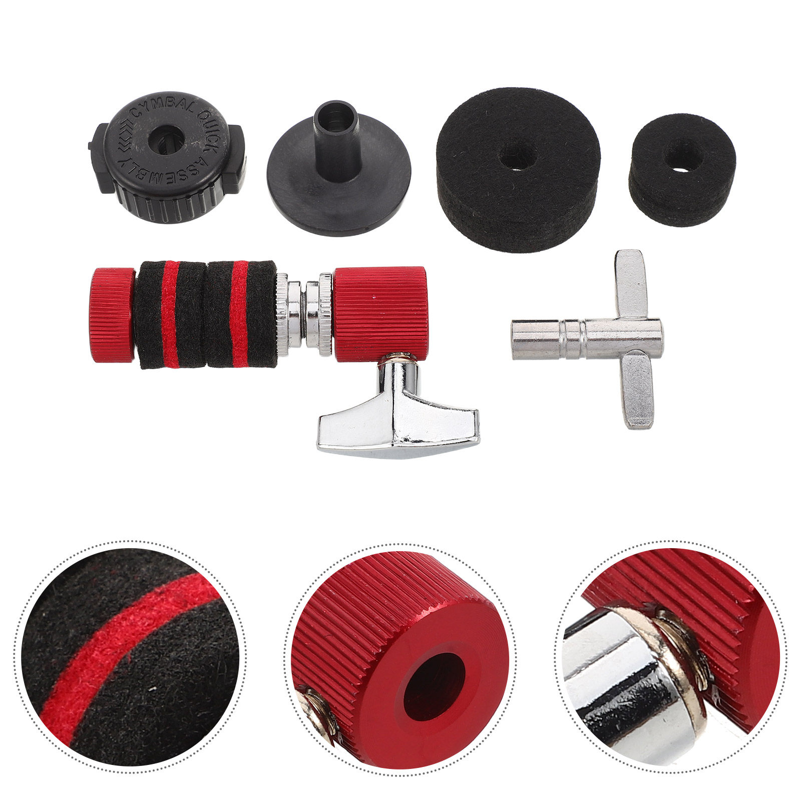 1 Set Kit Perangkat Drum, Akse - Cymbal Hi Hat ulasan dan harga