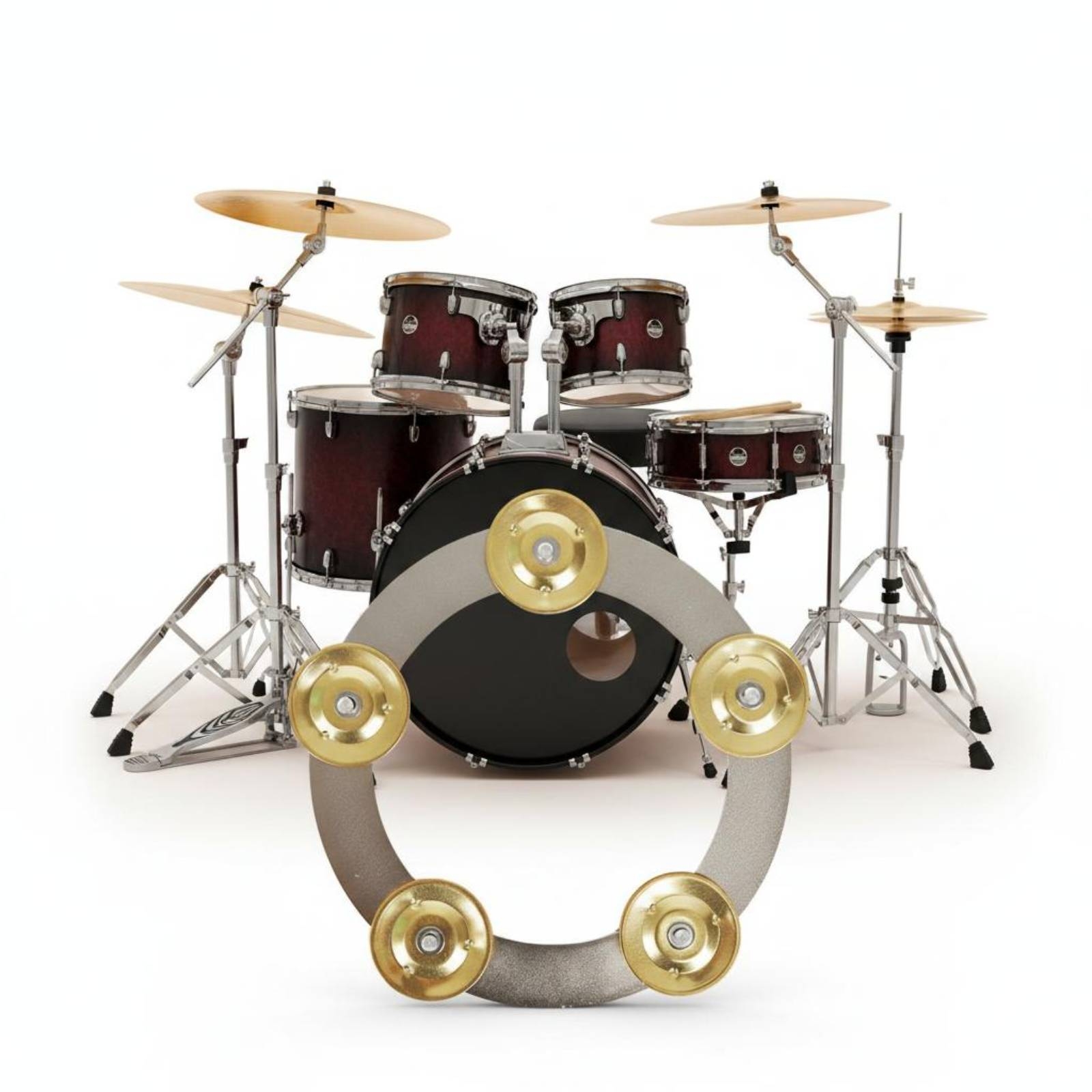 Cymbal Band Mudah Dipasang, Ak - Cymbal Hi Hat ulasan dan harga