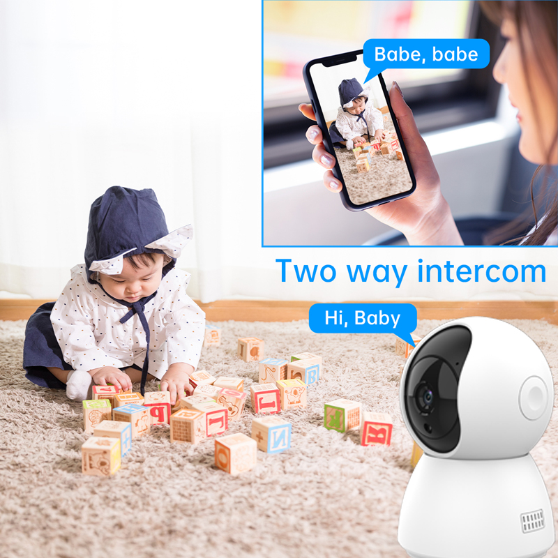 Kamera IP Pintar Tuya 2MP, Kam - Audio Music App ulasan dan harga